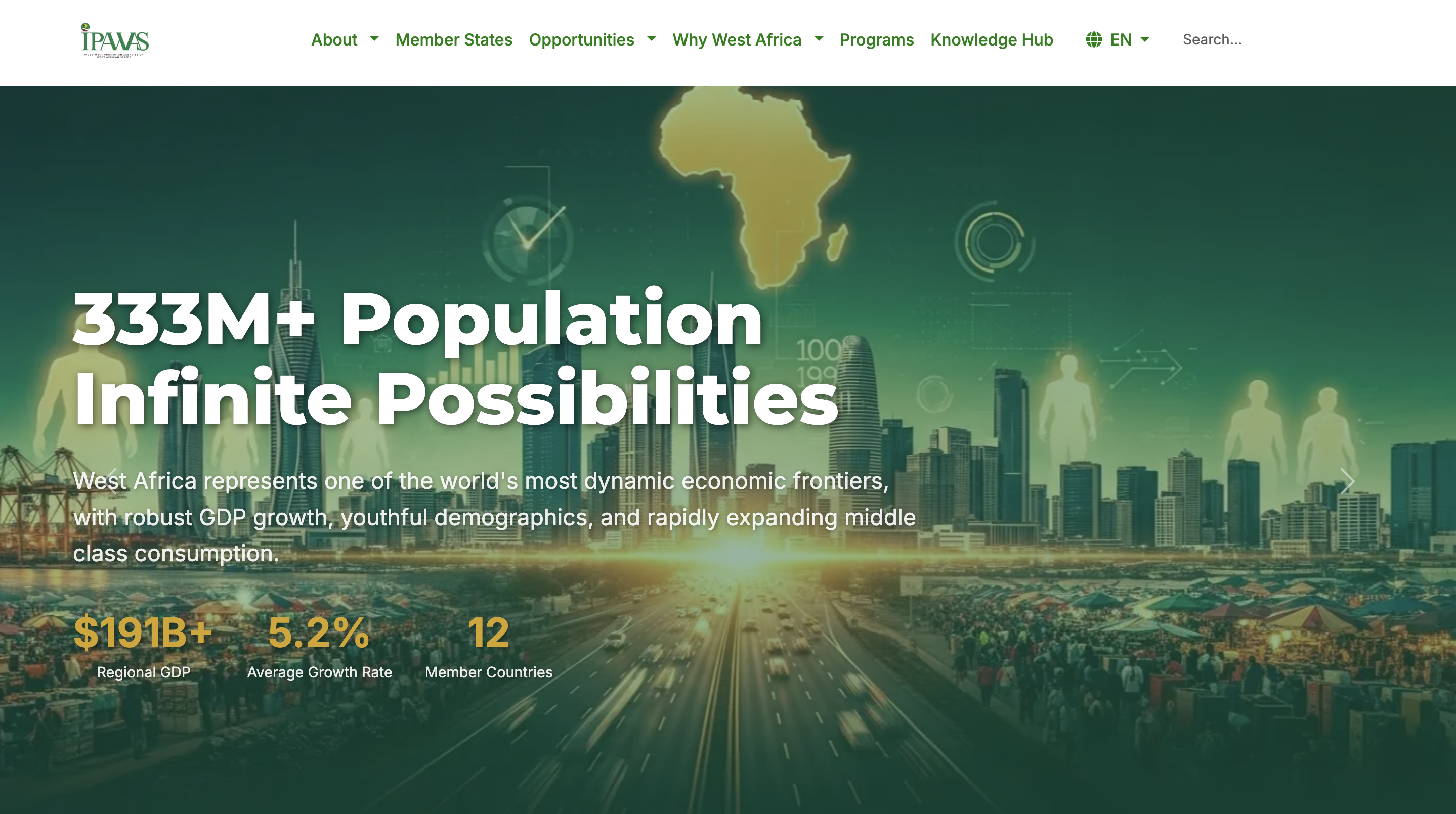 The IPAWAS investment promotion platform